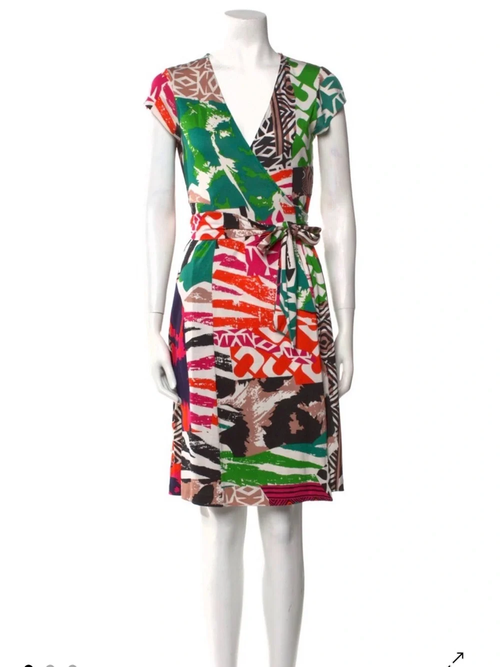 women's dresses mini Americana Resort Dress Multi / XS Its a party in Color:Lavender Frost Strike a Pose in SIZE_S-006